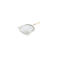 Strainer - Fine Mesh 70x170mm - Stainless Steel, Wood Handle  - 38107