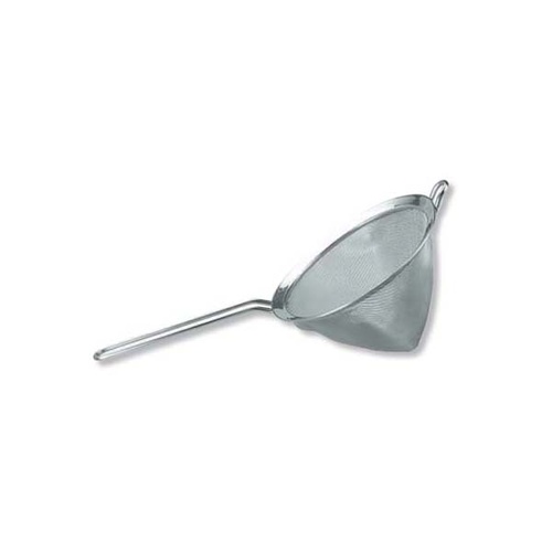 Chef Inox Conical Mesh Strainer - 18/10 Mesh+Rim 180x190mm Wire Handle - 38180