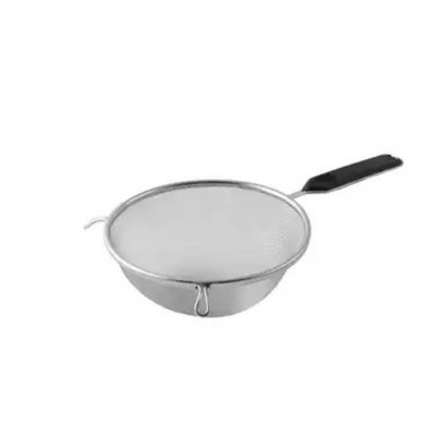 Strainer - Medium Mesh 140x300mm - Stainless Steel, Wood Handle  - 38214