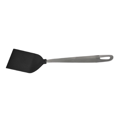 R&M Black Nylon Stainless Steel Handle Spatula 235mm - 3830-11