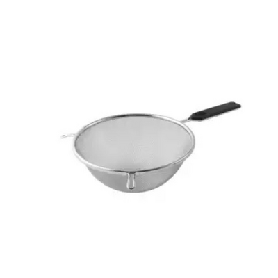Strainer - Double Mesh 160x330mm - Stainless Steel, Wood Handle  - 38316