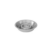 Double Well Ashtray 135mm Stainless Steel (Box of 10) - 40058