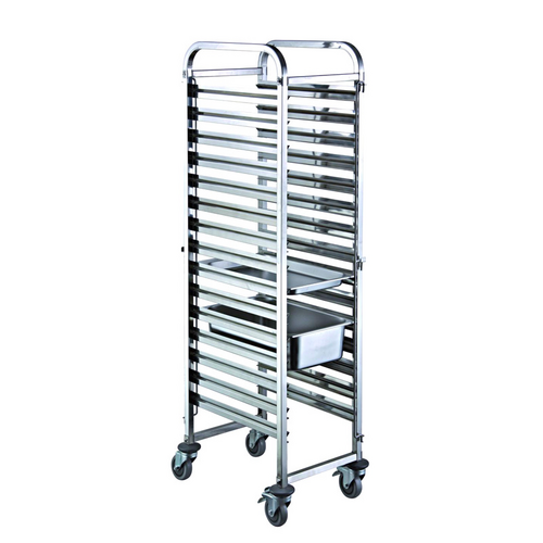 KK 2/1 Gastronorme Pan Trolley - 590x670x1735mm - 400660
