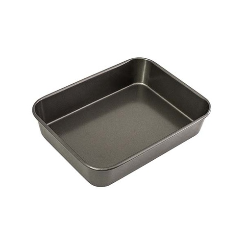 Bakemaster Medium Deep Roasting Pan Heavy Duty Non Stick 340x260x70mm - 40082