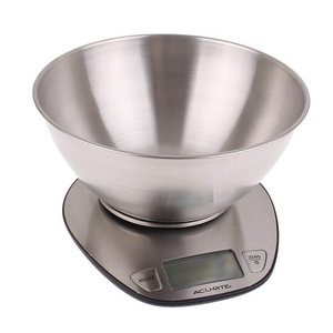Acurite Stainless Steel Digital Scale with Bowl 1g - 5kg - 4009