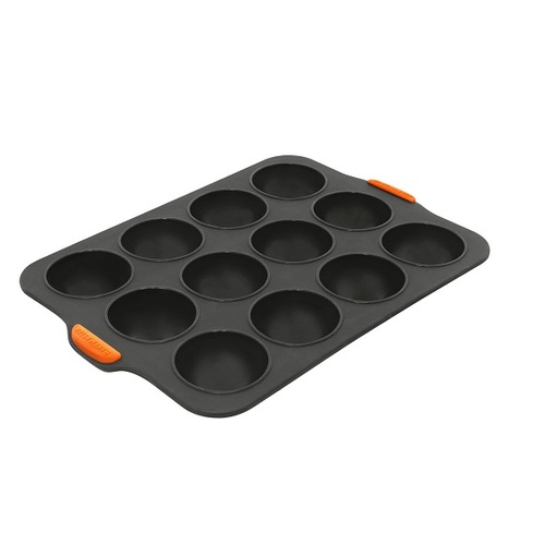 Bakemaster Reinforced Silicone 12 Cup Dome Tray 355x245mm - 40132