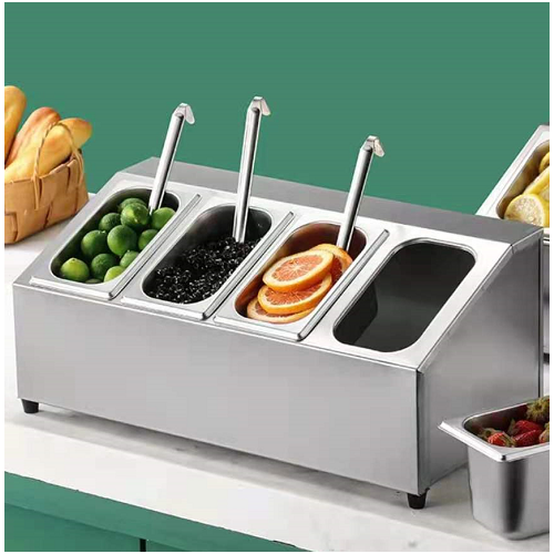 Stainless Steel Single Gastronorm Pan Stand 4 x 1/9 - 402958