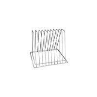 Cutting Board Rack - 10 Slot Chrome Plated  - 40310