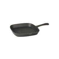 Square Skillet - Ribbed 265x265mm Cast Iron  - 41095