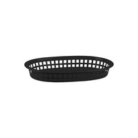 Bread Basket - Rectangular 270x180x40mm Black Polypropylene - 41805-BK