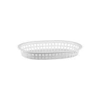 Bread Basket - Rectangular 270x180x40mm White Polypropylene - 41805-W
