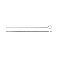 Skewers Flat 400mm Stainless Steel (Pack of 12) - 42096