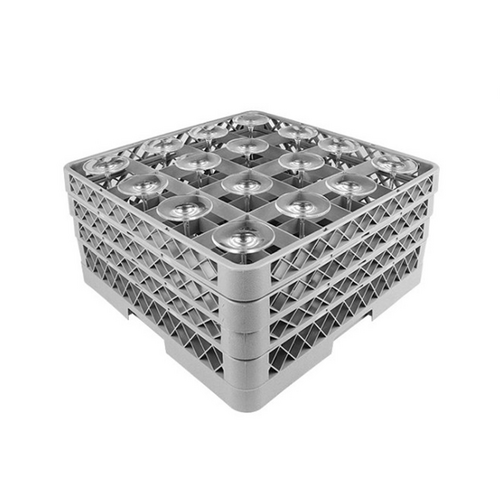 KK Glass Warewasher Open Cup 16 Compartment Extender - 500x500x45mm - 425033