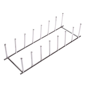 Entrée Plate Rack 34 x 10.5 x 8cm - Chrome - 4288
