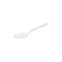 Serving Spoon - Perforated 275mm White - Polycarbonate (Box of 12) - 43021-W