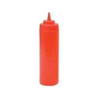 Squeeze Bottle - Wide Mouth 720ml Red (Box of 12) - 45287