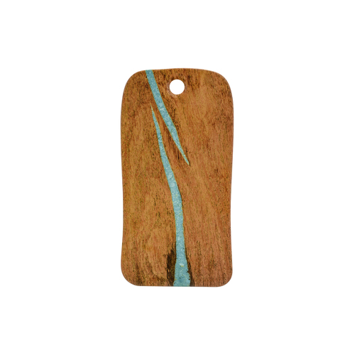 Cheforward Lapis Rectangular Board  381x191mm - Cherry with Turquois (Box of 6) - 460012