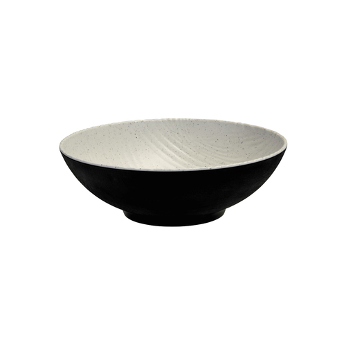 Cheforward Transform Bowl  330mm Ø - Stone Natural / Black (Box of 3) - 465833