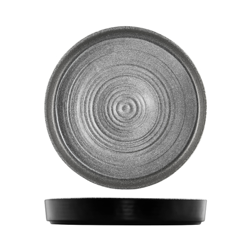 Cheforward Infuse Platter  406mmø/102mmh - Stone Grey (Box of 2) - 468140