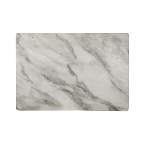 Chef Inox Rectangle Marble Effect Melamine 410x255mm - 46825