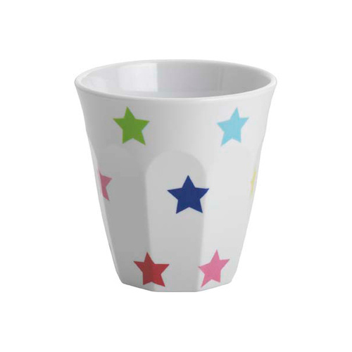 Jab Multicolour Stars On White Tumbler 300ml (Box of 12) - 47232