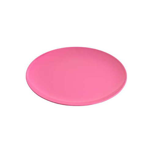 Jab Gelato - Pink Round Melamine Plate Coupe 200mm (Box of 12) - 47400