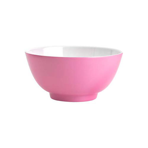 Jab Gelato - Pink/White Melamine Cereal Bowl 150mm (Box of 6) - 47402