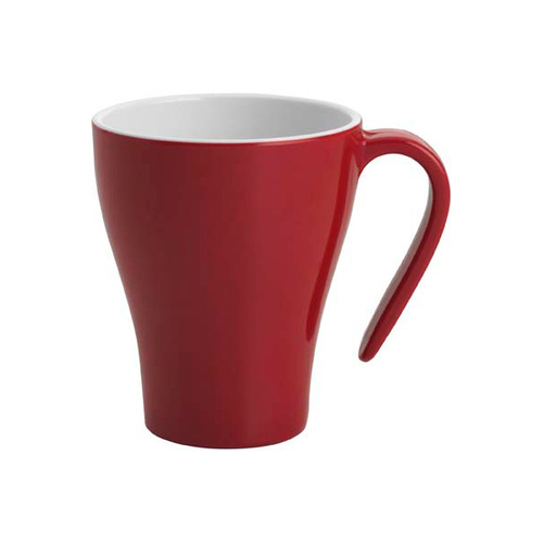 Jab Gelato - Red/White Melamine Coffee Mug Stackable 350ml (Box of 12) - 47508