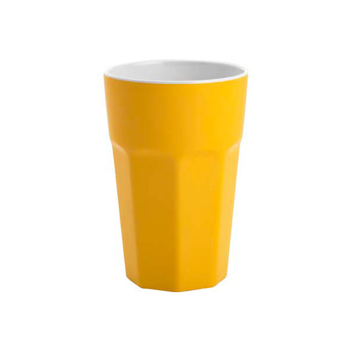 Jab Gelato - Yellow Tumbler 135mm 500ml (Box of 12) - 47616