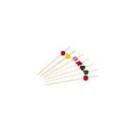 Party Pick - Assorted Designs 120mm Bamboo (Box of 1200) - 47950
