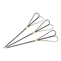 Skewer - Heart 120mm Black Bamboo (Pack of 1000) - 47982-BK