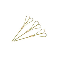 Skewer - Heart 120mm Natural Bamboo (Pack of 1000) - 47982
