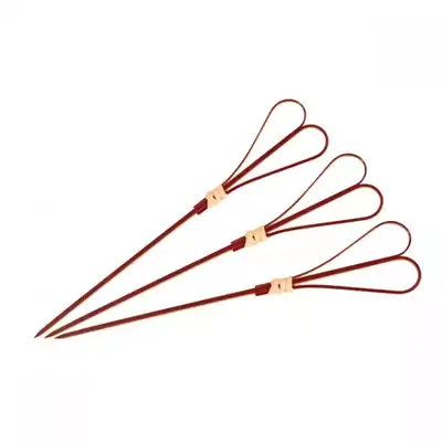 Skewer - Heart 150mm Red Bamboo (Pack of 1000) - 47985-R