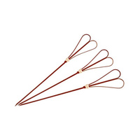 Skewer - Heart 180mm Red Bamboo (Pack of 1000) - 47988-R