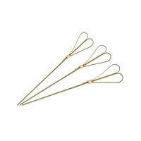 Skewer - Heart 180mm Natural Bamboo (Pack of 1000) - 47988