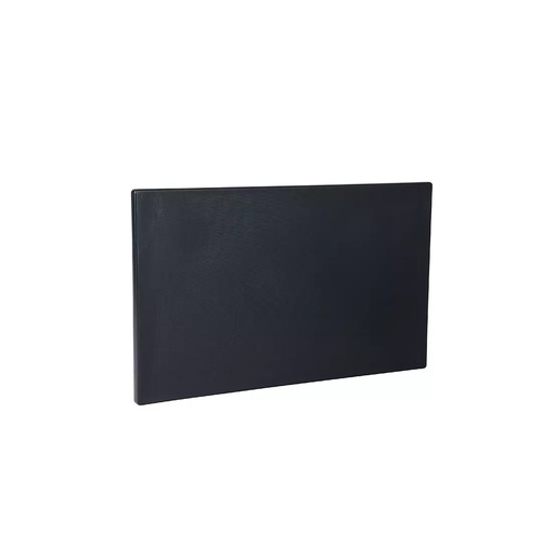Cutting Board 400 x 250 x 13mm - Black Polyethylene - 48019-BK