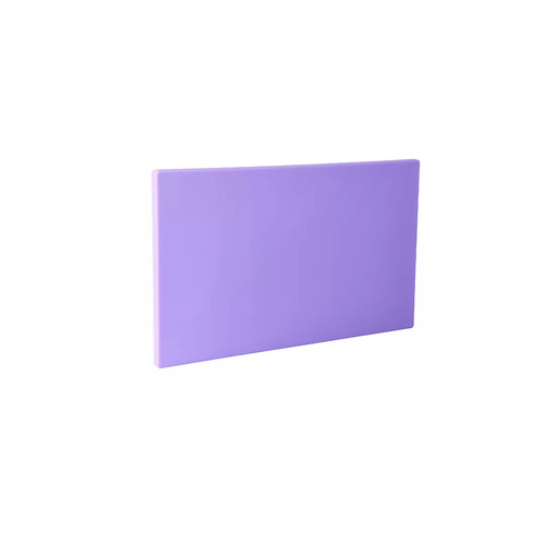 Cutting Board 400 x 250 x 13mm - Purple Polyethylene - 48019-P