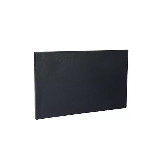 Cutting Board 450 x 300 x 13mm - Black Polyethylene - 48020-BK