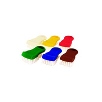 Colour Coded Brush 150mm White Nylon Bristles  - 48050-W