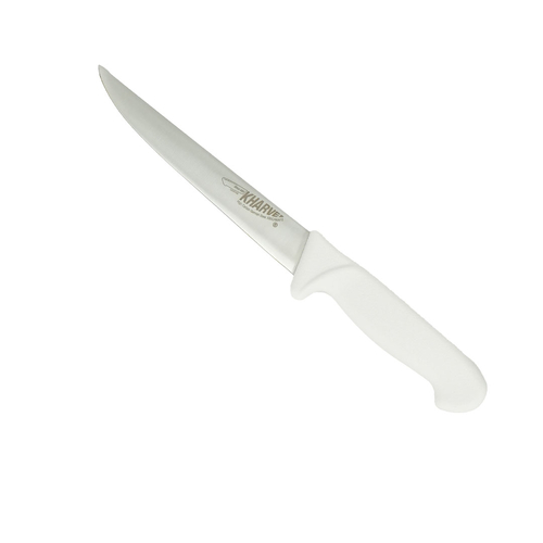 Kharve Boning Knife Straight And Wide Blade 15cm White Handle - 48228_KH