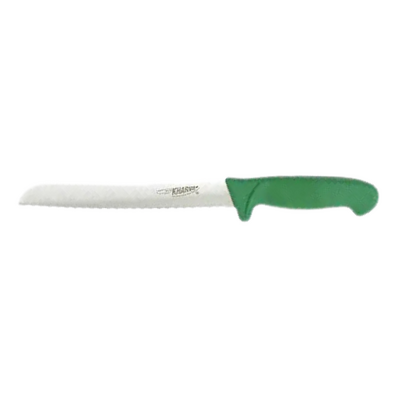 Kharve Bread Knife Serrated 20cm Green Handle - 48243
