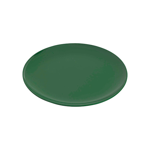 Jab Gelato - Green Melamine  Round Plate Coupe 250mm (Box of 12) - 48497