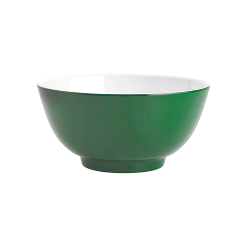 Jab Gelato - Green/White Melamine Cereal Bowl 150mm (Box of 6) - 48499