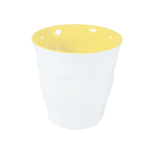 Jab Sorbet - Lemon/White Body Tumbler 90mm 300ml (Box of 6) - 48643