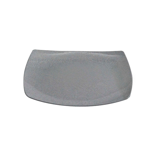 Jab Concrete Matt Square Melamine Platter Coupe 400mm - 49016-CON