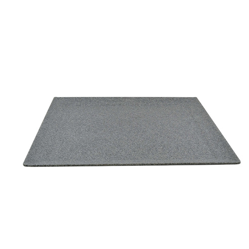 Jab Concrete Matt Concrete Melamine Square Platter Flat 380mm  - 49088-CON