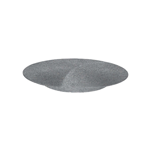 Jab Concrete Matt Cake Stand/Plate Footed Coupe 340x50mm - 49207-CON
