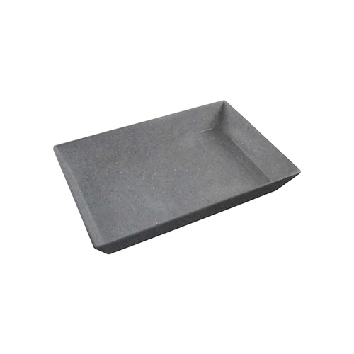 Jab Concrete Matt Rectangular Deli Dish 350x250x70mm - 49251-CON