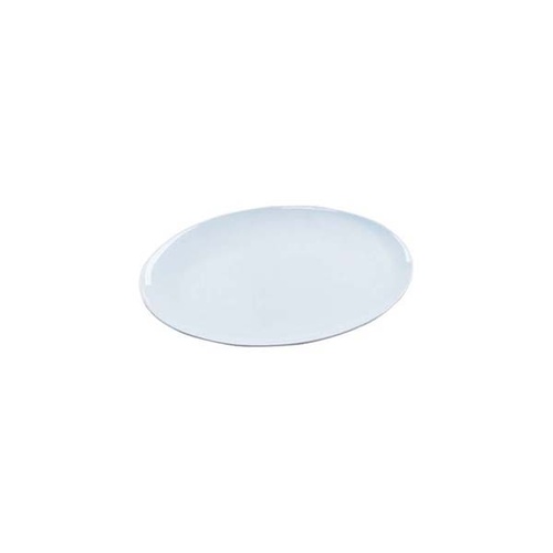 Superware Oval Melamine Platter 410mm Coupe White - 49660