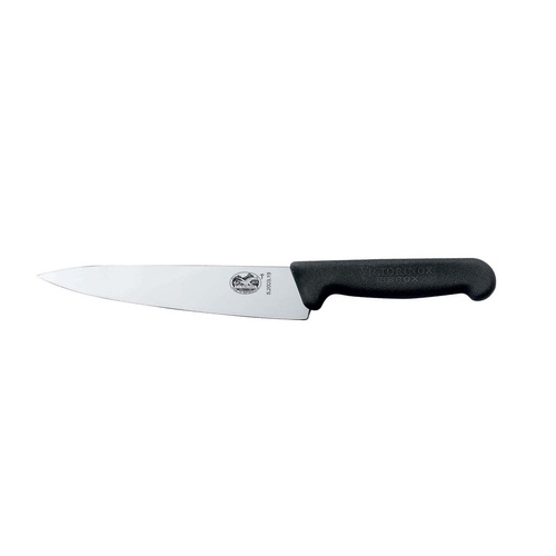 Victorinox Carving Knife Straight Edge 280mm - Black Fibrox - 5.2003.28